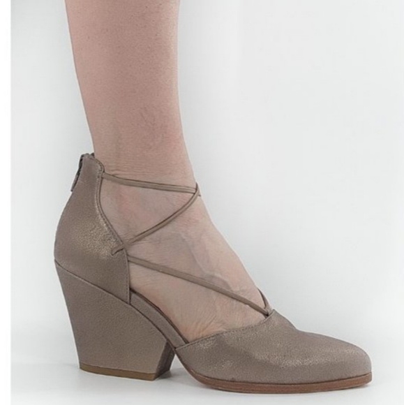 EILEEN FISHER ROPE PUMP IN PLATINUM SUEDE SIZE 8 - Picture 9 of 15